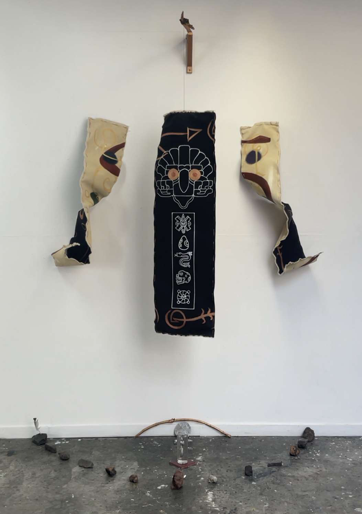 I HAVE SEEN VISIONS WRITTEN BY THE STARS, POWER CONSTRUCT THE FIRMAMENT & SERPENTS MADE OF FIRE DANCING TO SONGS OF RESURRECTION; MOKSHA. (INSTALLATION V.1)
